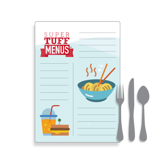 11" x 17" Tabloid or Ledger Menus